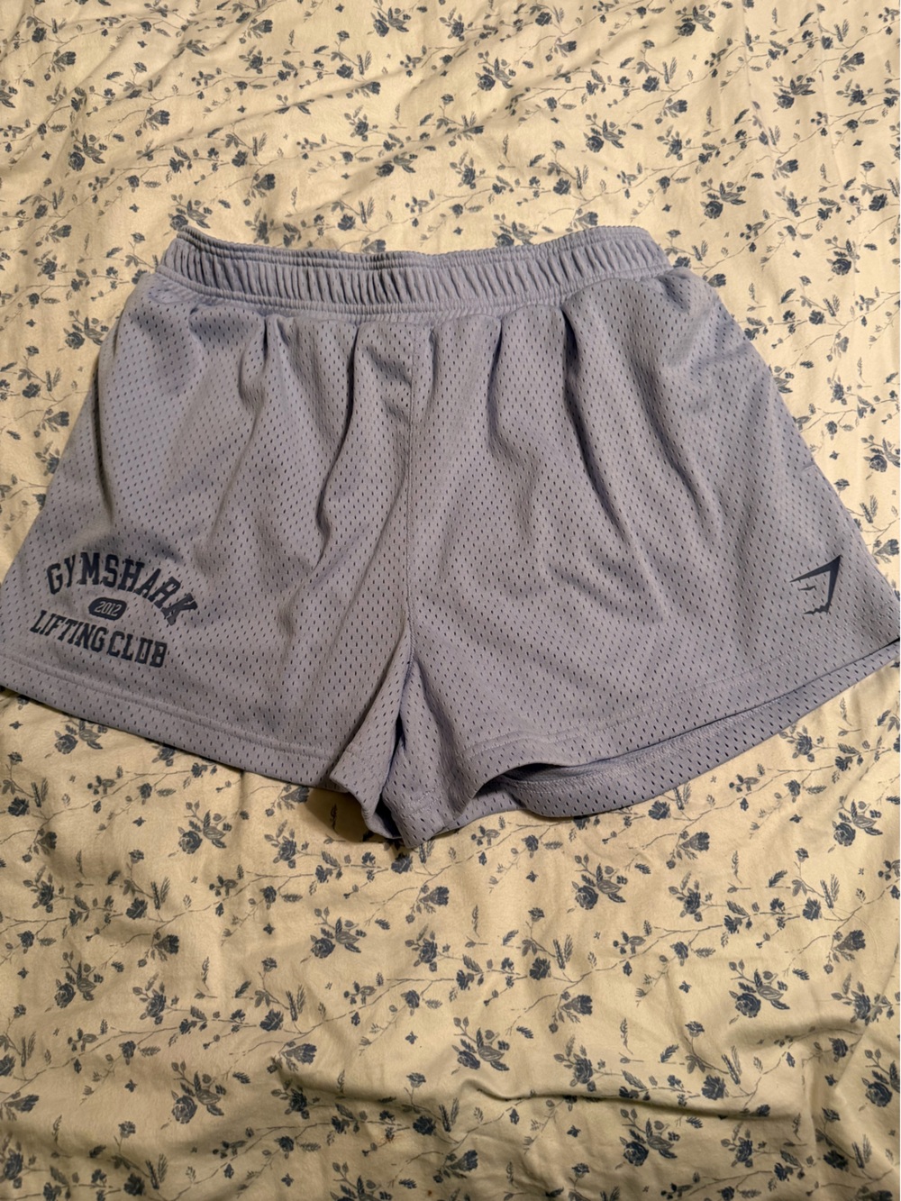 Gymshark Light Lavender Mesh Lifting Club Shorts